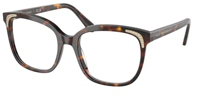Swarovski Sk2033 Women's Glasses, Tortoiseshell, Size 52 In Brown