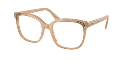 Swarovski Sk2033f Asian Fit 2002 Women's Glasses Brown Size 55 - Free Lenses - Blue Light Block Available