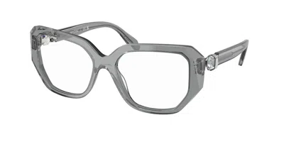 Swarovski Sk2035 1062 Women's Glasses Clear Size 53 - Free Lenses - Blue Light Block Available In Gray