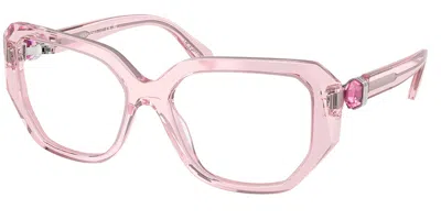 Swarovski Sk2035 Women's Glasses, Pink, Size 53