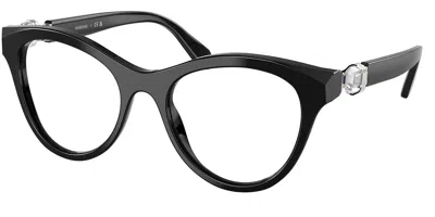 Swarovski Sk2036 Women's Glasses, Black, Size 50