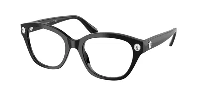 Swarovski Sk2038f Asian Fit 1001 Women's Glasses Black Size 54 - Free Lenses - Blue Light Block Available