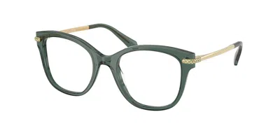 Swarovski Sk2044 1043 Women's Glasses Green Size 49 - Free Lenses - Blue Light Block Available In Multi
