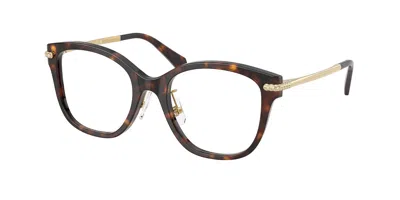 Swarovski Sk2044f Asian Fit 1002 Women's Glasses Tortoiseshell Size 51 - Free Lenses - Blue Light Block Availa In Brown