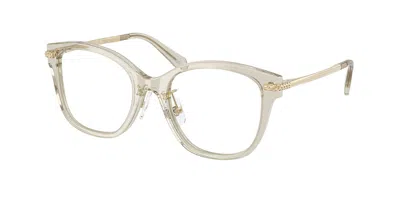Swarovski Sk2044f Asian Fit 3003 Women's Glasses Brown Size 51 - Free Lenses - Blue Light Block Available In Transparent