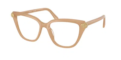Swarovski Sk2045f Asian Fit 2002 Women's Glasses Brown Size 52 - Free Lenses - Blue Light Block Available