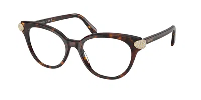 Swarovski Sk2046 1002 Occhiali Da Vista Tartarugatishell Per Donna (solo Montatura) In Brown
