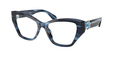 Swarovski Sk2050u 1090 Women's Glasses Blue Size 52 - Free Lenses - Blue Light Block Available
