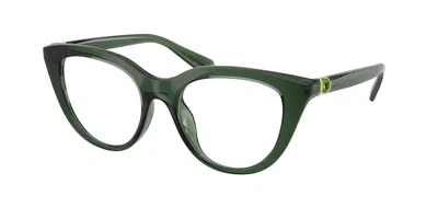 Swarovski Sk2052 1043 Women's Glasses Green Size 49 - Free Lenses - Blue Light Block Available In Black