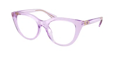 Swarovski Sk2052 1079 Women's Glasses Purple Size 49 - Free Lenses - Blue Light Block Available In Pink
