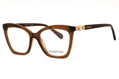 Swarovski Sk2053 1084 Transparent Brown 52mm In White