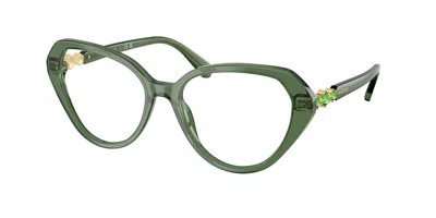 Swarovski Sk2054 1085 Women's Glasses Green Size 53 - Free Lenses - Blue Light Block Available