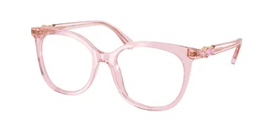 Swarovski Sk2055 3001 Women's Glasses Pink Size 52 - Free Lenses - Blue Light Block Available