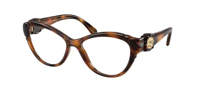 Swarovski Sk2057 1002 Women's Glasses Tortoiseshell Size 53 - Free Lenses - Blue Light Block Available In Brown