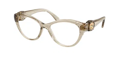Swarovski Sk2057 3003 Women's Glasses Brown Size 53 - Free Lenses - Blue Light Block Available