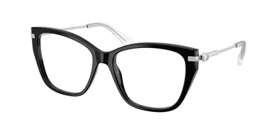 Swarovski Sk2060 1038 Women's Glasses Black Size 53 - Free Lenses - Blue Light Block Available