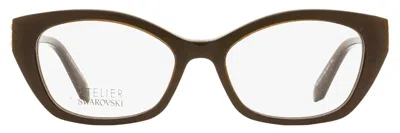 Swarovski Sk5361p Crystal-embellished Acetate Eyeglasses In Burgundy
