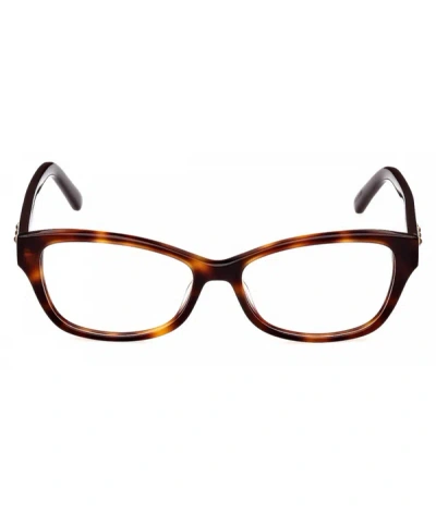Swarovski Sk5430 Cat Eye Eyeglasses In Brown