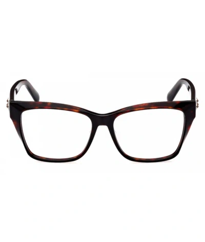 Swarovski Sk5468 Square Eyeglasses In Brown