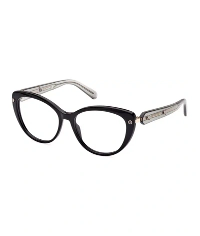Swarovski Sk5477 Cat Eye Eyeglasses In Black