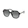 Swarovski Sk6003 Irregular-frame Gem-embellished Acetate Sunglasses In Nero