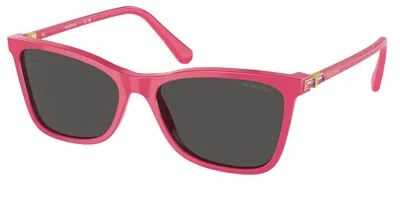 Swarovski Sk6004 103687 Women's Sunglasses Pink Size 55