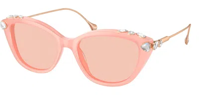 Swarovski Sk6010 1041/5 Women's Sunglasses Pink Size 53