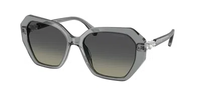 Swarovski Sk6017 106211 Women's Sunglasses Grey Size 56 In Gray