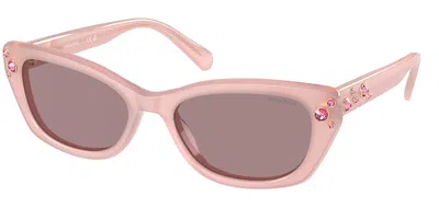Swarovski Sk6019 10317n Women's Sunglasses Pink Size 54
