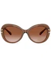 Swarovski Woman Sunglass Sk6026 In Brown
