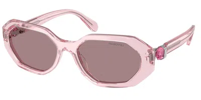 Swarovski Sk6028 30017n Women's Sunglasses Pink Size 54