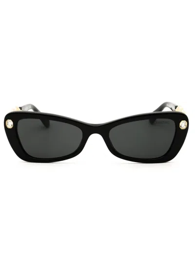 Swarovski Sk6033 Sunglasses In Black