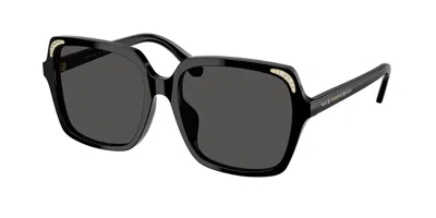 Swarovski Sk6034d Vestibilità Orientale 100187 Occhiali Da Sole Neri Per Donna In Black