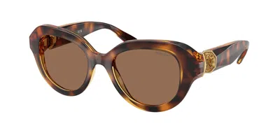 Swarovski Sk6037 100273 Occhiali Da Sole Tartarugatishell Per Donna In Brown