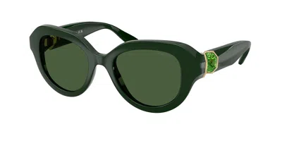 Swarovski Sk6037 102671 Occhiali Da Sole Verdi Per Donna In Green