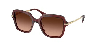 Swarovski Sk6040 10735m Occhiali Da Sole Borgogna Per Donna In Brown