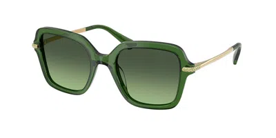 Swarovski Sk6040 10812a Women's Sunglasses Green Size 50