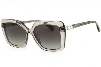 Swarovski Sk6049 106211 Transparent Grey/grey Gradient In Multi