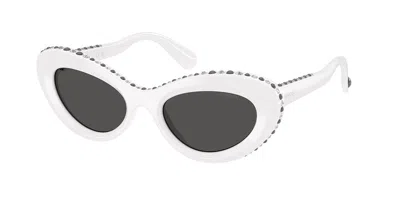 Swarovski Sk6061u 105087 Women's Sunglasses White Size 51