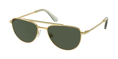 Swarovski Sk7007 401782 Women's Sunglasses Gold Size 53 In Pink