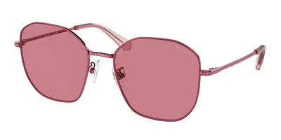 Swarovski Sk7012d Asian Fit 401284 Women's Sunglasses Pink Size 57 In Pattern