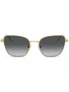 Swarovski Women's Polarized Sunglasses Sk7029 In Gold