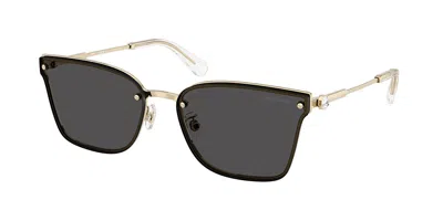 Swarovski Sk7036d Vestibilità Orientale 401387 Occhiali Da Sole Neri Per Donna In Gold