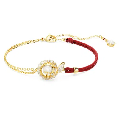 Swarovski Snake Bracelet In 紅色