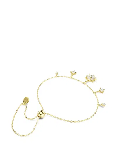 Swarovski Snowflake Crystal-embellished Bracelet In Gold