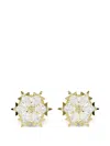 Swarovski Magic Stone Cluster Stud Earrings In Gold