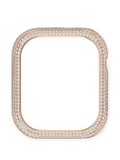 Swarovski Sparkling 41mm Apple Watch® Series 7 Watch Case In Gold