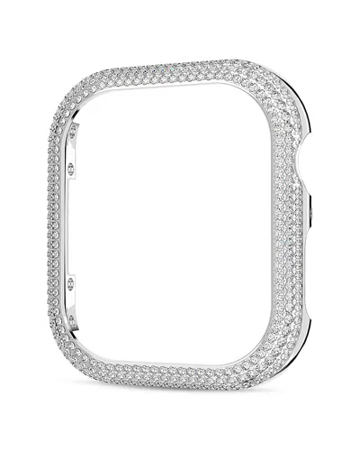 Swarovski Sparkling Case For Apple Watch Series 7, 41mm In Silver