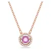 Swarovski Sparkling Dance Pendant In Purple