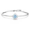 Swarovski Sparkling Dance Bangle In Blue
